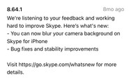 A Skype patch release